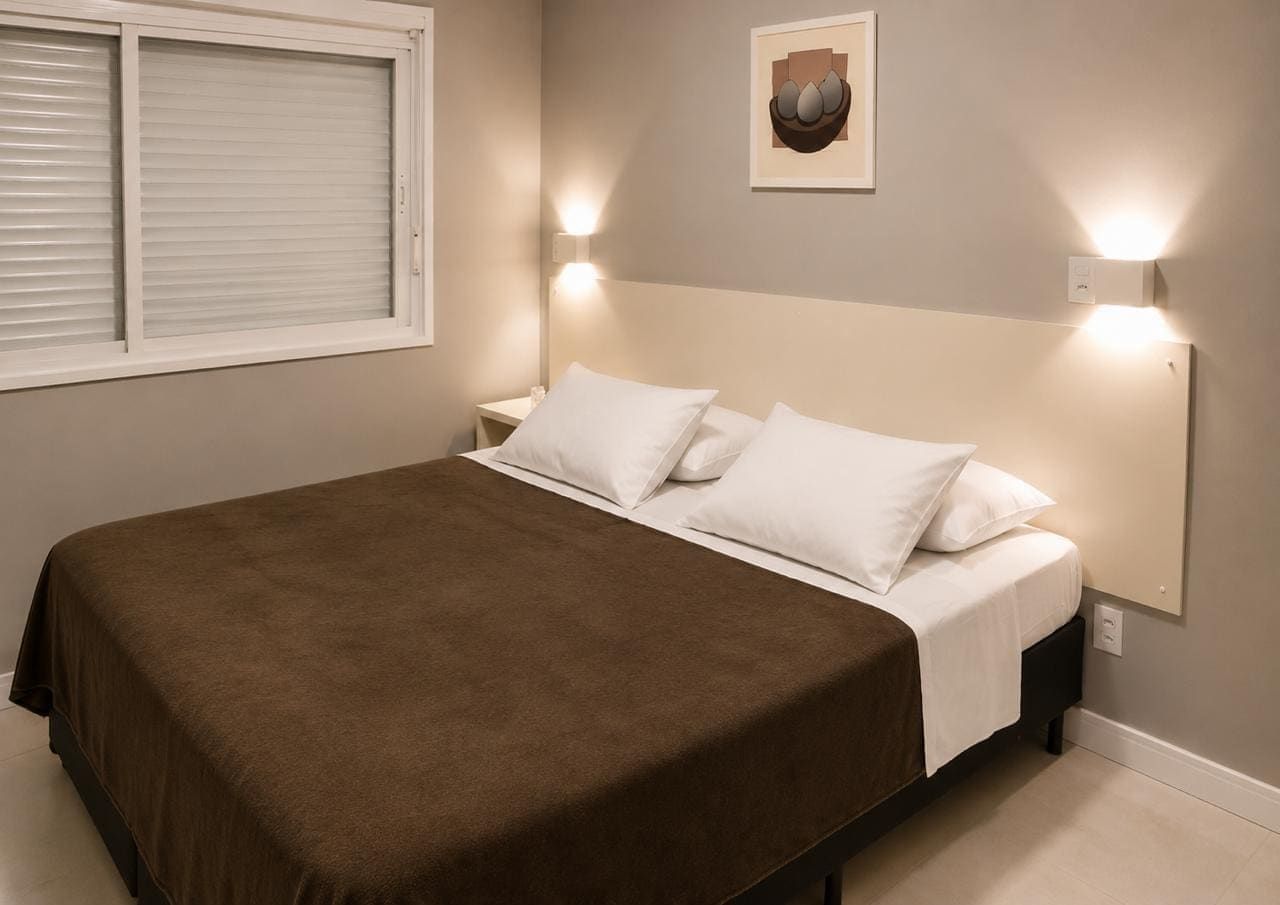 Quarto com cama de casal